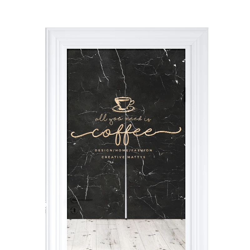 Scandinavian marble linen curtain | Дом и сад