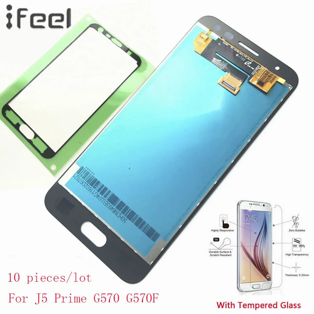 IFEEL 10 шт./лот для Samsung Galaxy J5 Prime G570 G570F 100% тестирование ЖК дисплей Дисплей Сенсорный