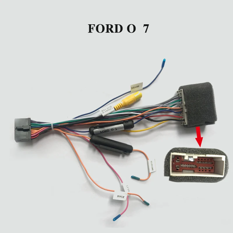 

Новинка, Лидер продаж, специальная жгут проводов для Ford Radio Head Unit Adapter