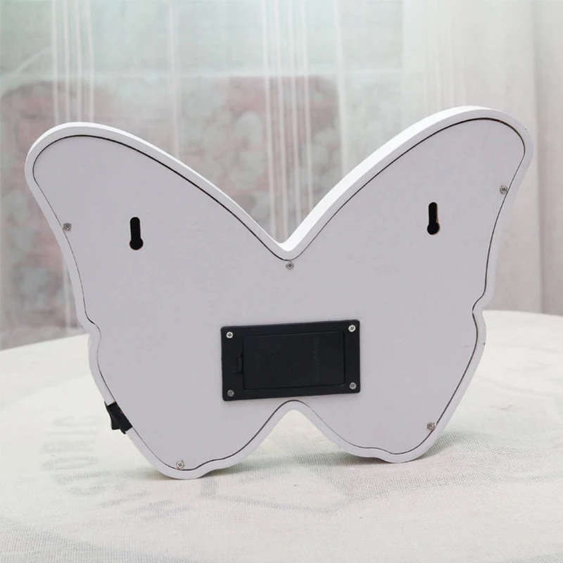 Jiaderui LED Бабочка детский ночник деревянный Настольный настенный светильник