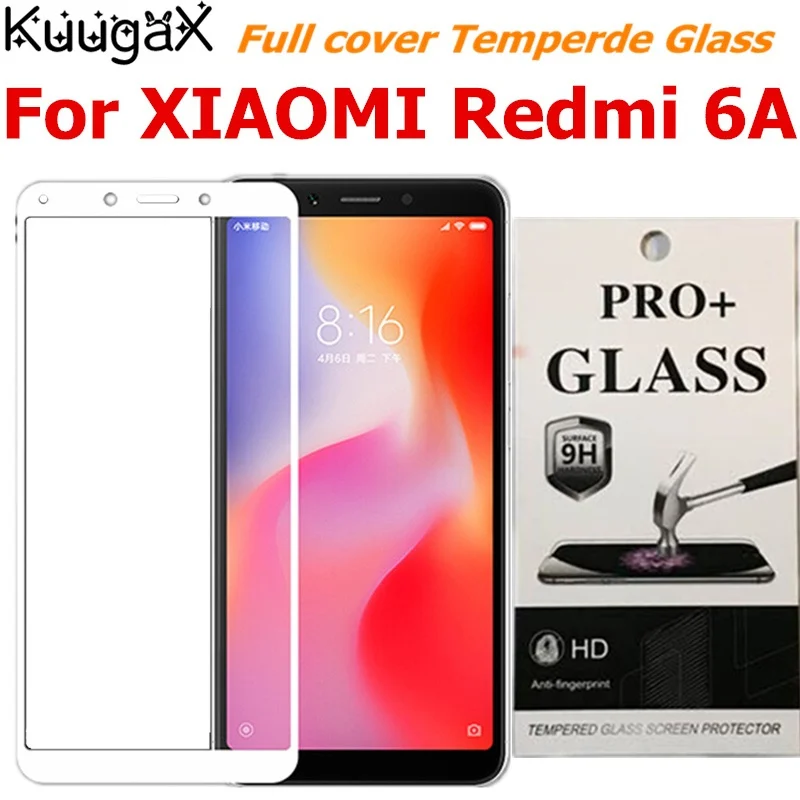 Закаленное стекло с полным покрытием для xiaomi redmi 6A 6 A redmi6A защитный упрочненный