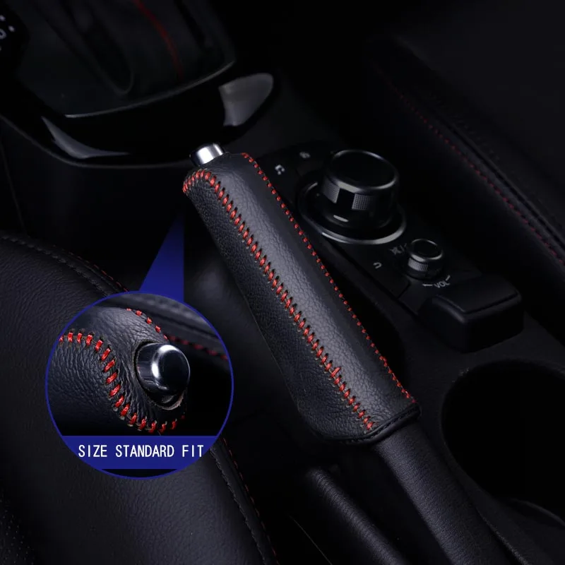 For Mazda cx-3 modified hand brake cover gear cx3 sewing set interior decoration special | Автомобили и мотоциклы