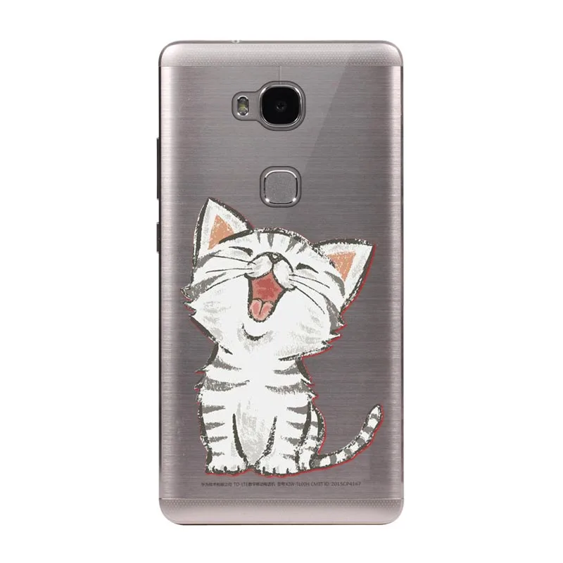 HHM Чехол для huawei honor 5x, милый чехол для honor 5x, TPU, задняя крышка для телефона, 5,5 дюймов, для huawei honor 5X, GR5, honor 5x, чехол, Мягкий силикон - Цвет: HHM