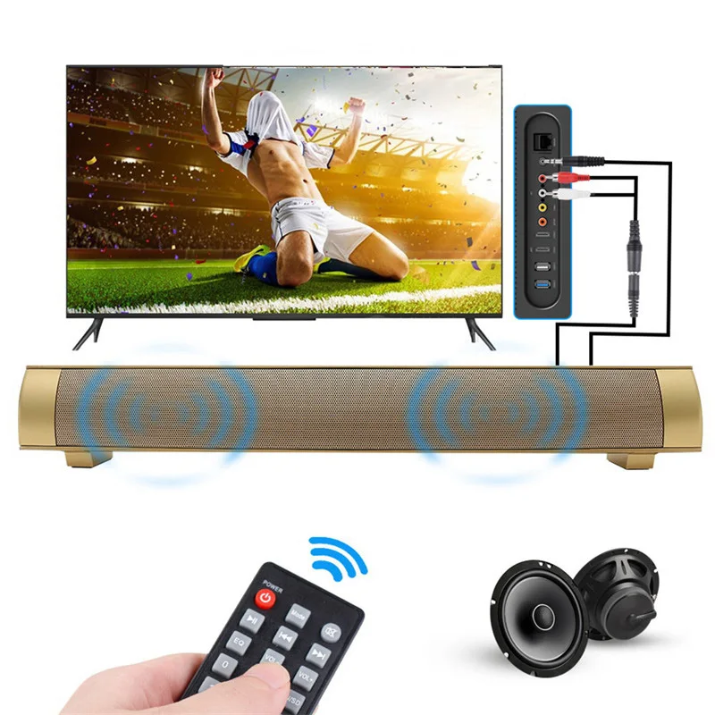 Bluetooth Саундбар для домашнего кинотеатра беспроводной сабвуфер звуковая панель
