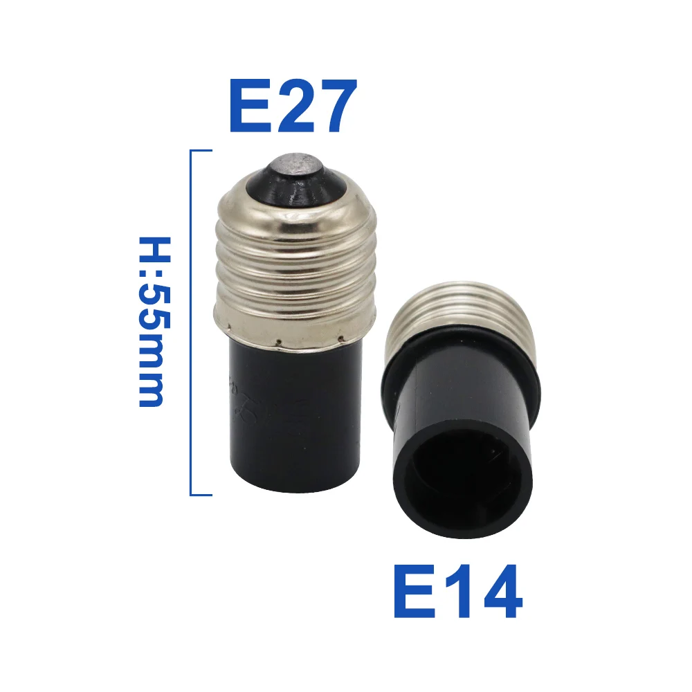 2 шт./лот GU5.3 MR11 MR16 G4 держатель лампы конвертер E27 T5 T8 2G11 основание светильника E40 E14 B22 светильник гнездо usb адаптер сша ес разъем для светодиодный - Цвет: E27 To E14 (D)