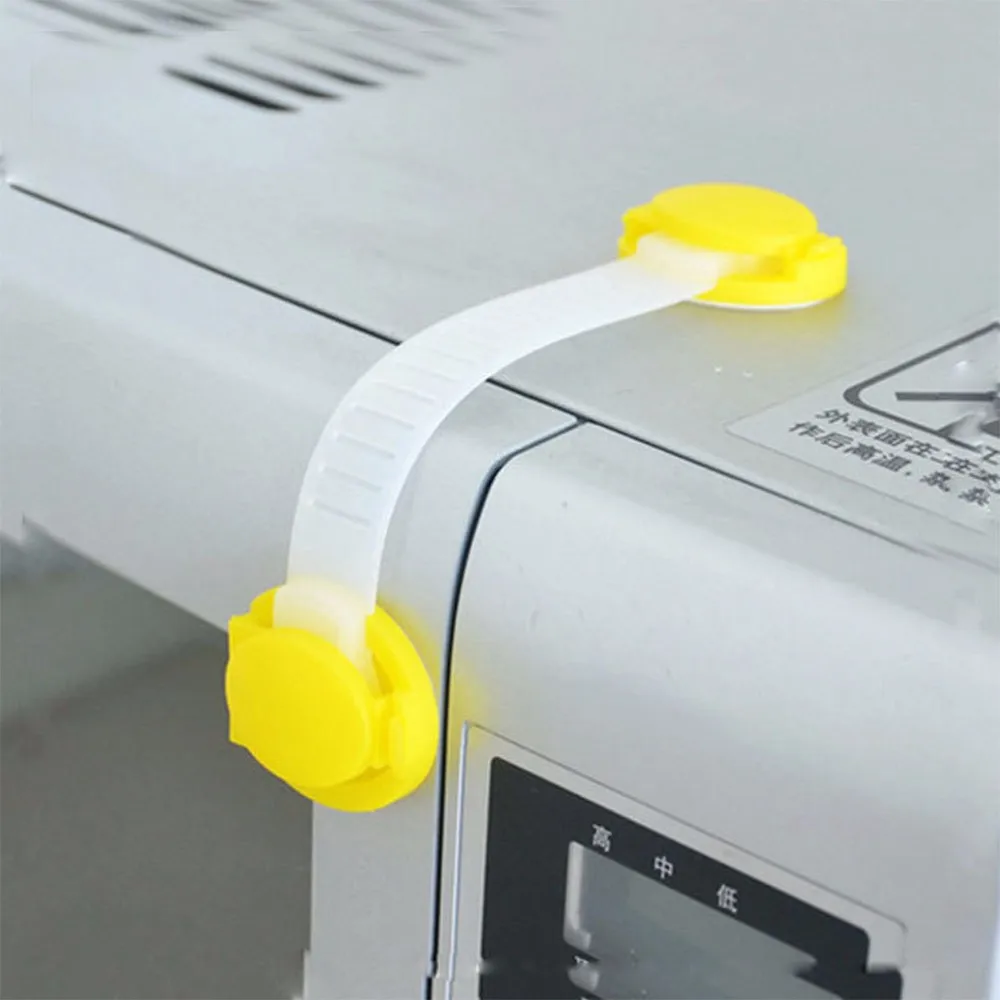 10pcs/lot Baby Safety Locks Plastic Drawer Door Cabinet Cupboard Protection from Children kids Care Product | Мать и ребенок