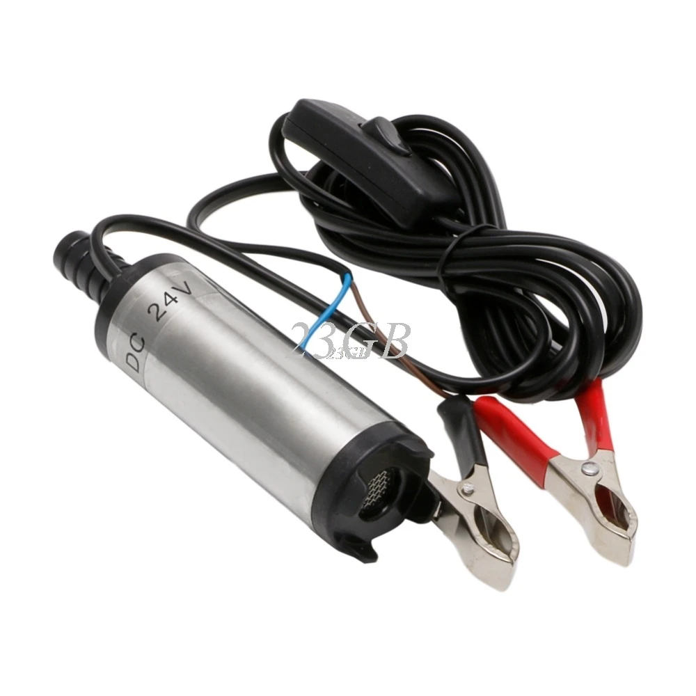 Погружной насос DC12V/24 V для дизельного топлива масла воды 12L/мин JUN23_25