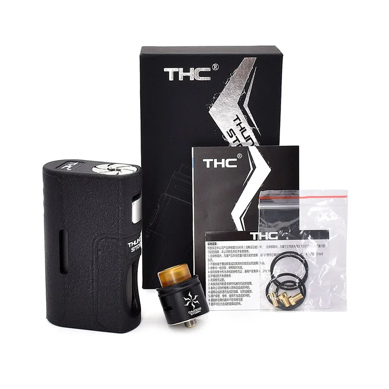 THC Thunder Storm 8 мл BF бокс мод Нижняя кормушка Squonk механический электронная сигарета
