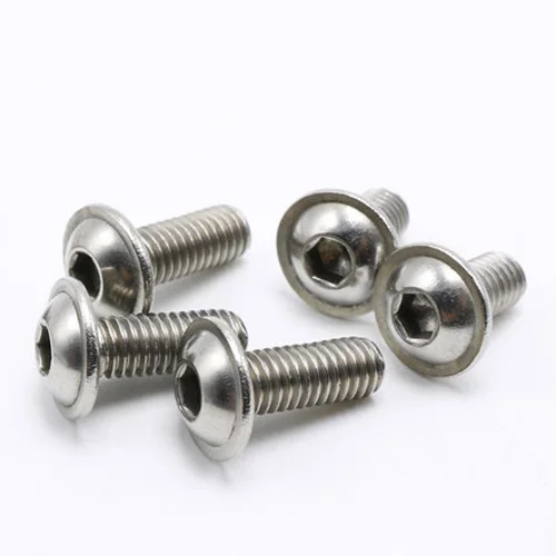 M3x4-30mm Length Allen Hex Round Head with Washer Screw Bolts Stainless Steel | Обустройство дома