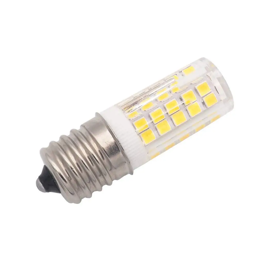 E17 светодиодный лампа подсветки для СВЧ 6 W AC 110/220 V 2835 СМД керамический эквивалент 60 W накаливания Cerami теплые/холодный белый 10 шт