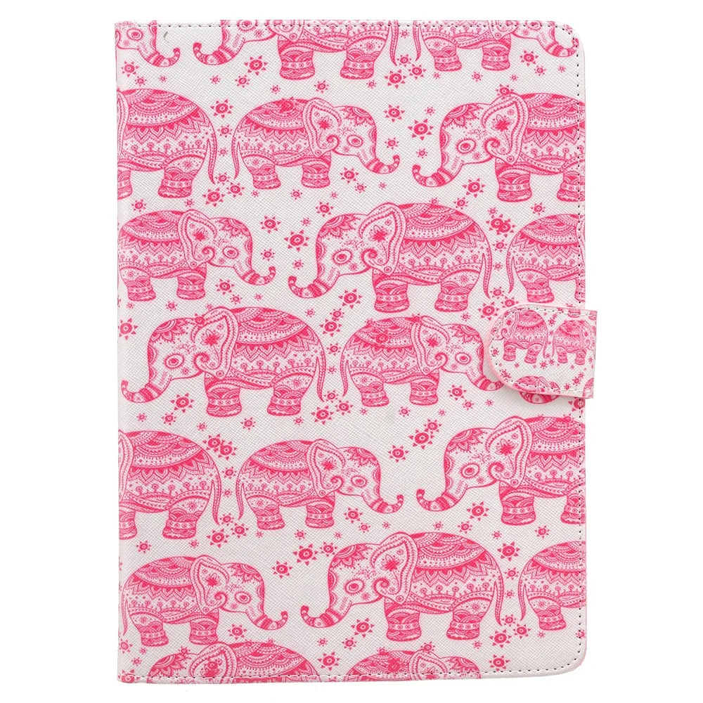 Novelty New Style Cute Painting PU Leather Flip Case For Apple iPad air Stand Card Slot Smart Folio Wallet Book Cover 5 | Компьютеры и