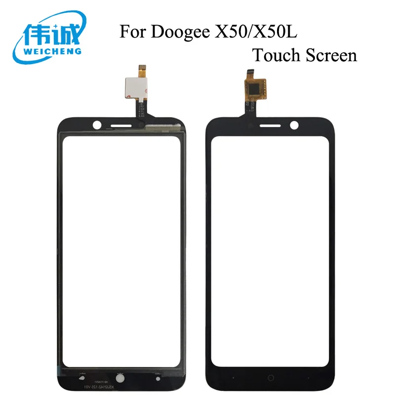 

Панель сенсорного экрана для мобильного телефона Doogee X50 X50L X53 X55 X60L сенсорный экран дигитайзер Панель переднее стекло объектив сенсорные инс...