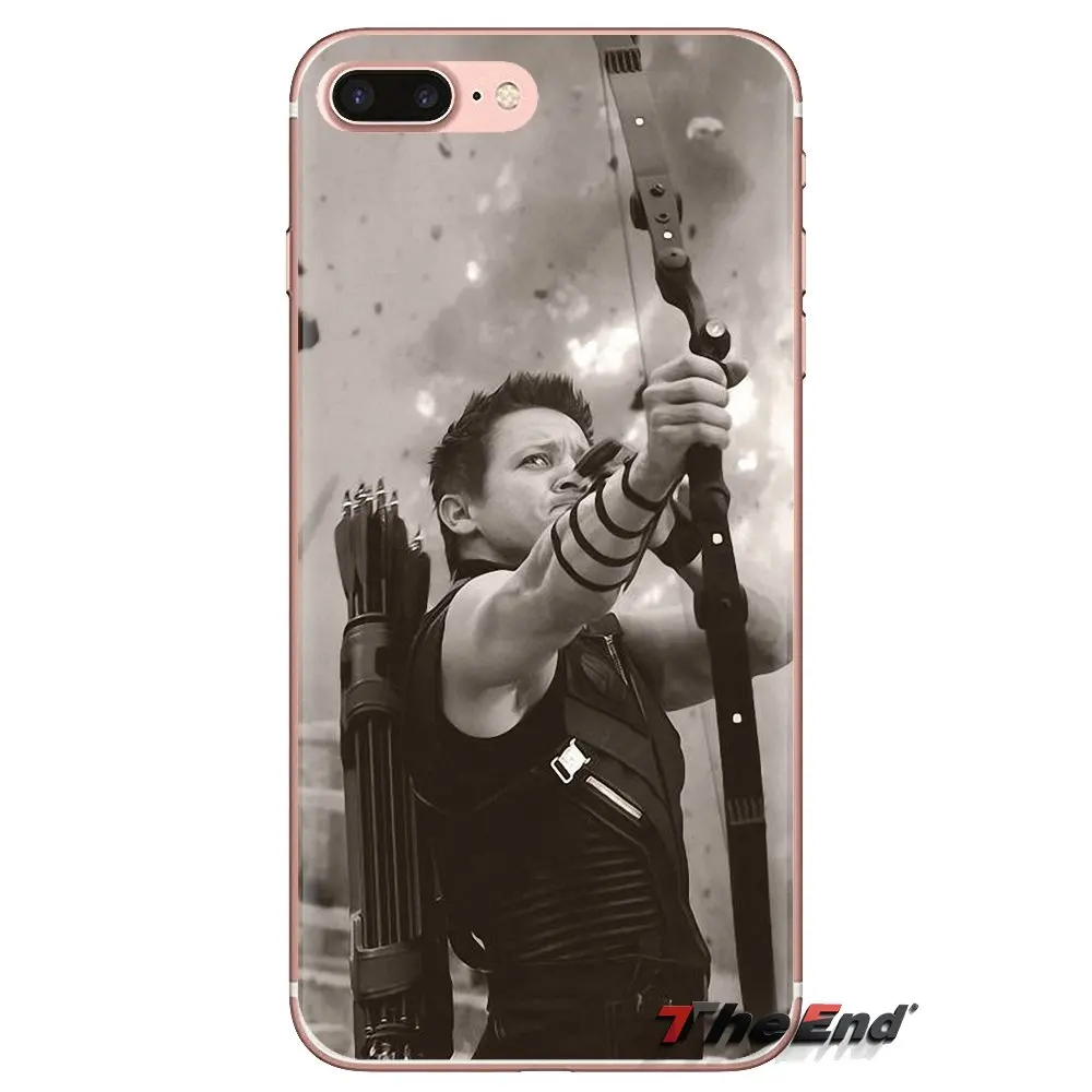 Прозрачный чехол из ТПУ hawkeye clint barton Мстители для iPod Touch Apple iPhone 4 4S 5 5S SE 5C 6 6S 7 8 X XR XS