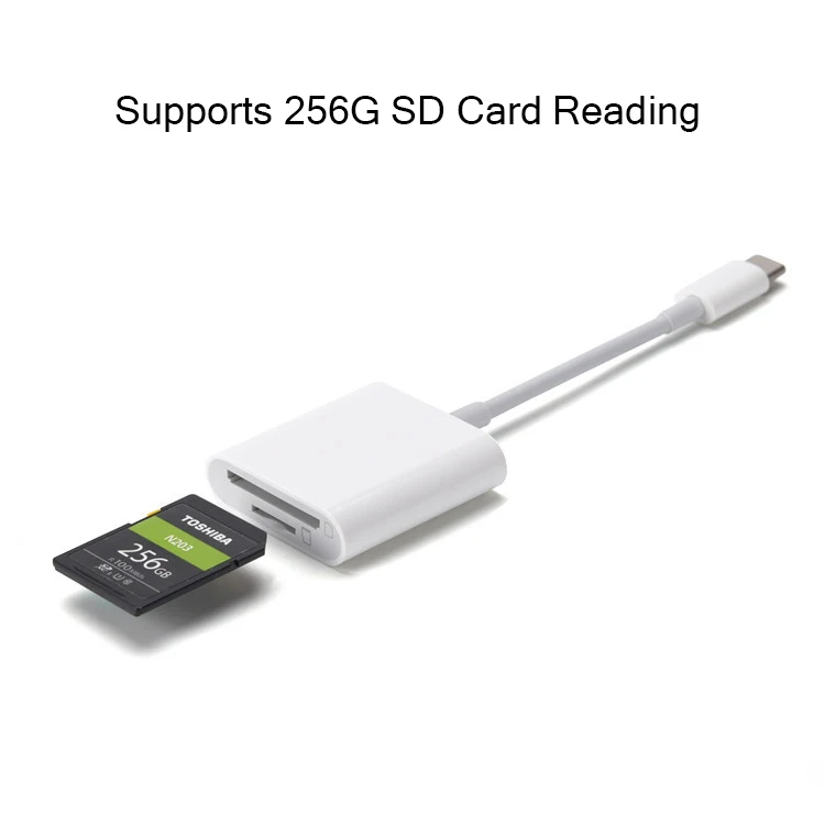 USB C устройство для чтения карт SD TF цифровая камера комплект аксессуаров не нужно