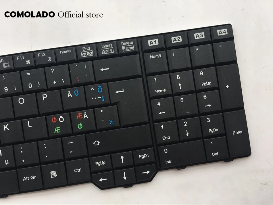 ND Скандинавская клавиатура для Fujitsu XA3520 Amilo Pi3625 XA3530 Xi 3670 Li 3910 XI 3650 черная ноутбука