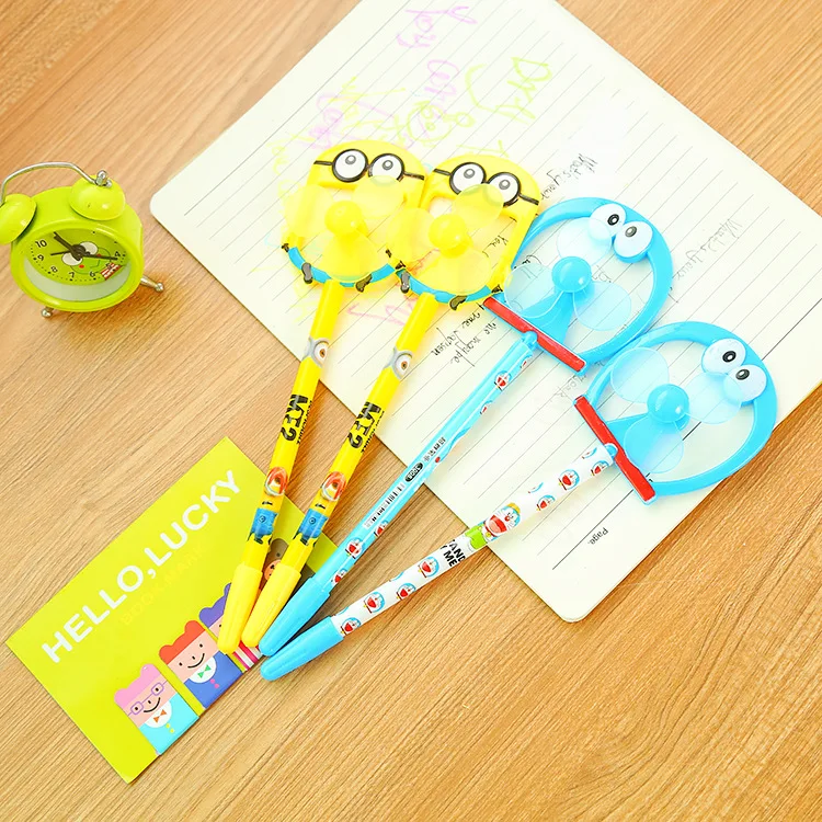 1 шт. Пластиковые Гелевые Ручки Дораэмон в Корейском стиле|gel pen|korea stationerypen school |