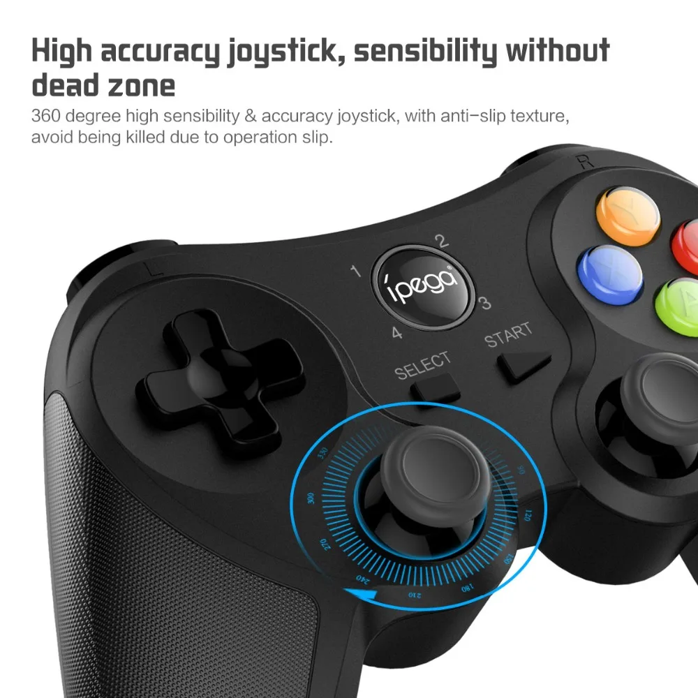 iPega PG-9078 Wireless Bluetooth Joystick Gamepad Game Controller Adjusted Holder for Android/ iOS Tablet PC For Ps Dualshock 4 |