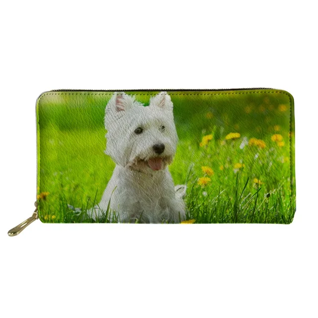 Coloranimal продуктовая хлопковая Льняная сумка для покупок West Highland White Terrier печать складная сумка многоразовая эко тканевая сумка - Цвет: HM5545Z21