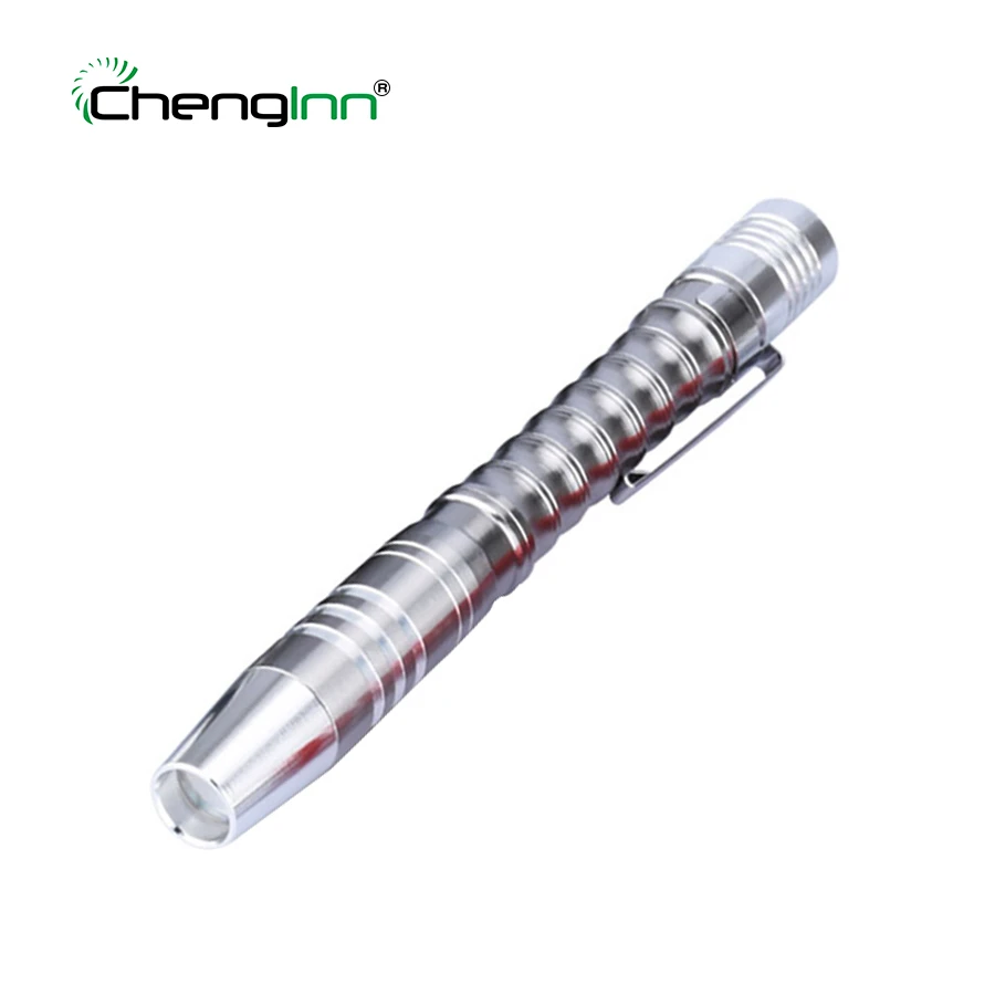 Мини Водонепроницаемый Портативный светодиодный фонарик карман руку Pen Torch Light
