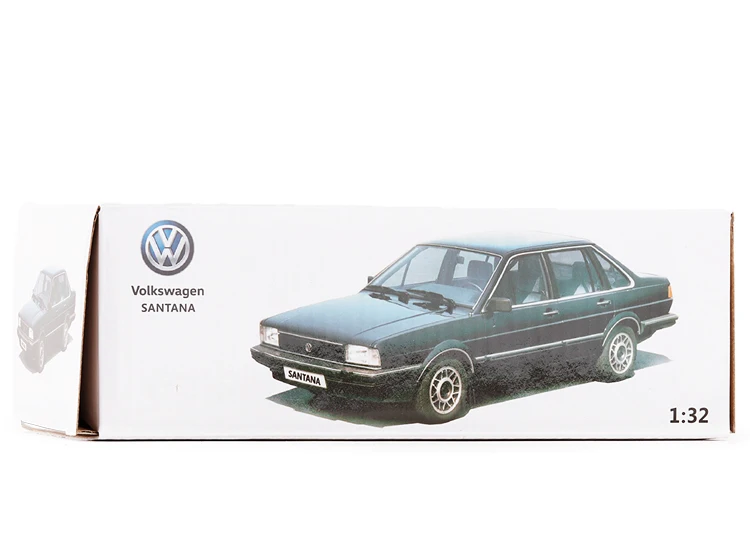 Фирменная Новинка 1/32 VW Santana сплава литья под давлением модели автомобиля с отступить музыкальный мигающий модель автомобиля для детей игрушки Подарки