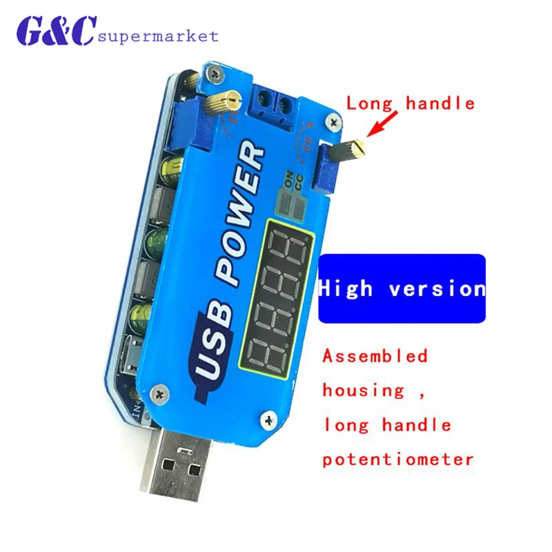 15 Вт автоматический понижающий Регулируемый преобразователь постоянного тока
