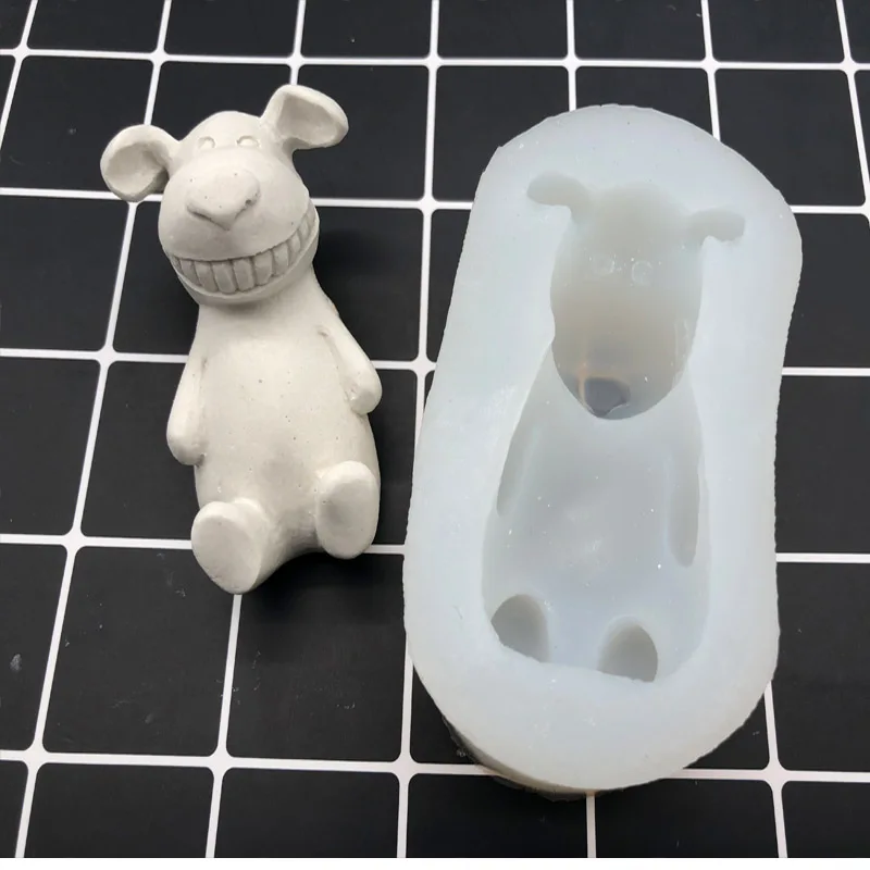 Silicone Bear Series Mold by Aouke for DIY Fondant, Mousse Cake, Chocolate, and Fudge Making image 5