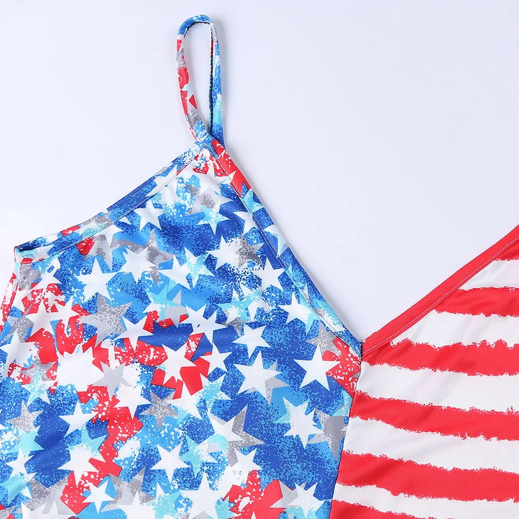 SAGACE maternity dress women sleeveless sundress pregnanct american flag 4th of july pregnancy dresses #42 | Мать и ребенок