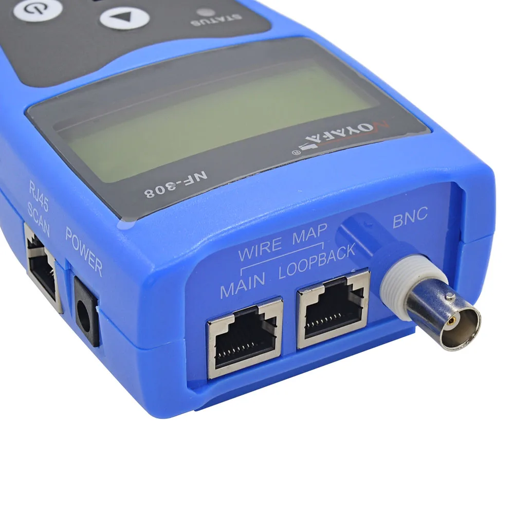Noyafa NF-308B телефонный провод трекер сети LAN Кабельный тестер для диагностики тон RJ11 USB BNC RJ45 CAT5E CAT6E металлическая линия NF-308