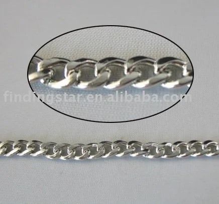 Бесплатная доставка 4 метра плоская металлическая цепь 7 мм M18683|metal chain|chain metermeter