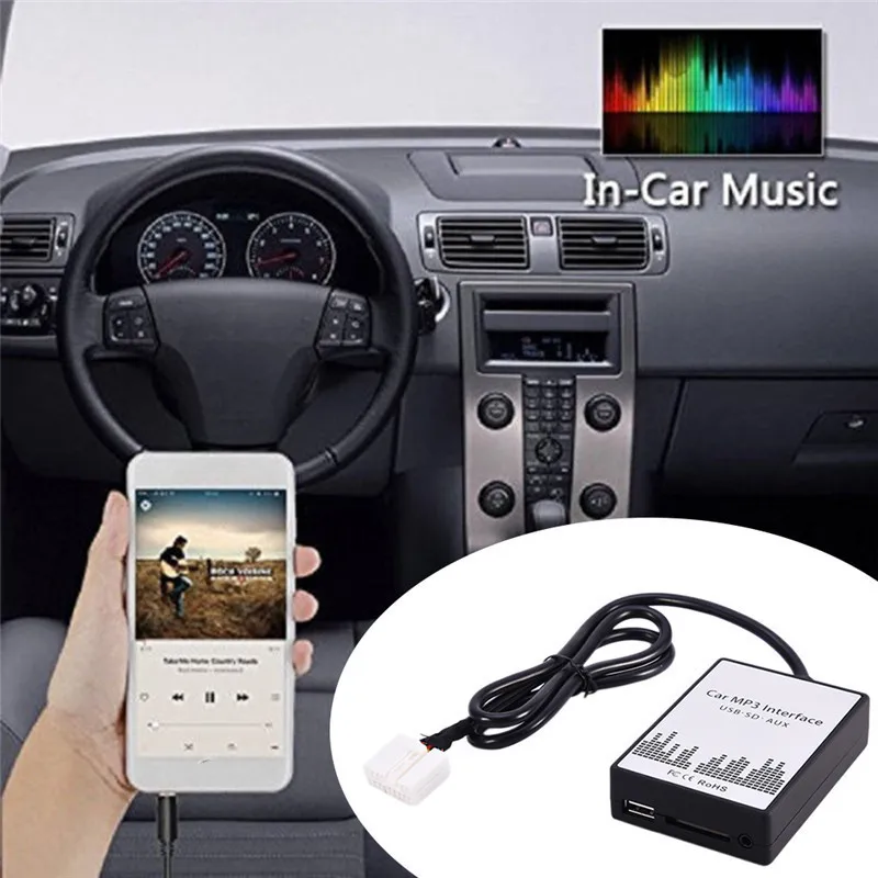 USB SD AUX Автомобильный цифровой Mp3 музыкальный адаптер cd-чейнджер для Mazda 2 3 5 6 SPD CX7 RX8 MPV интерфейс Автозапчасти автомобильные аксессуары
