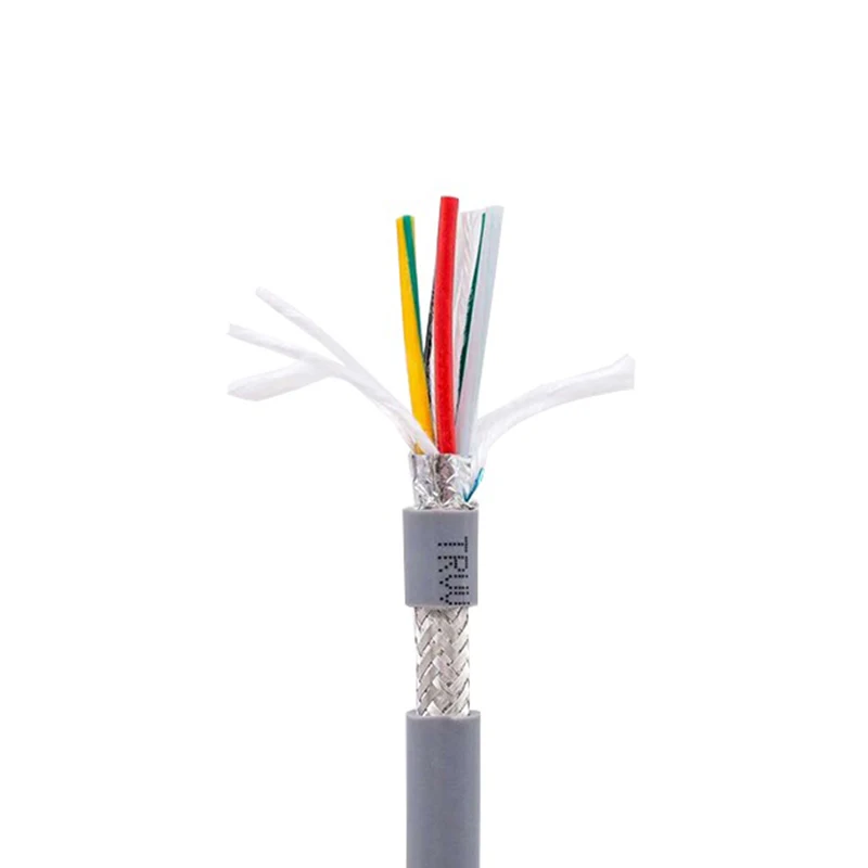20/18/22AWG 2 20 ядер Транспортировочная лента экранированный кабель 5 м гибкий провод с
