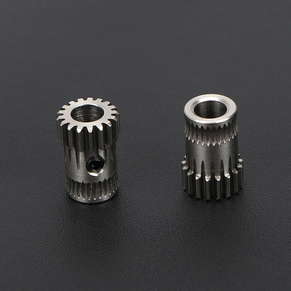 1 шт. Prusa i3 стальные блоки Prusa i3 MK2/MK3 3d части принтера клонированные Btech двойные шестерни DIY комплект 3D шестерни принтера экструзионное колесо