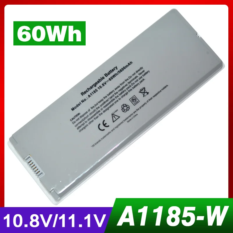 Аккумулятор для ноутбука Apple A1185 10 8 В 60 Вт/ч серебристый MA561 5 2 дюйма mid-2009 A1181 MA254 */A |