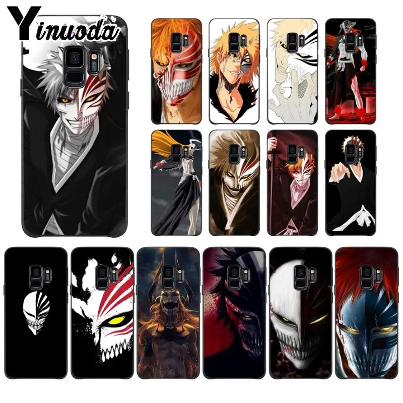 Yinuoda отбеливатель ichigo полый Маска роскошный мягкий резиновый черный чехол для