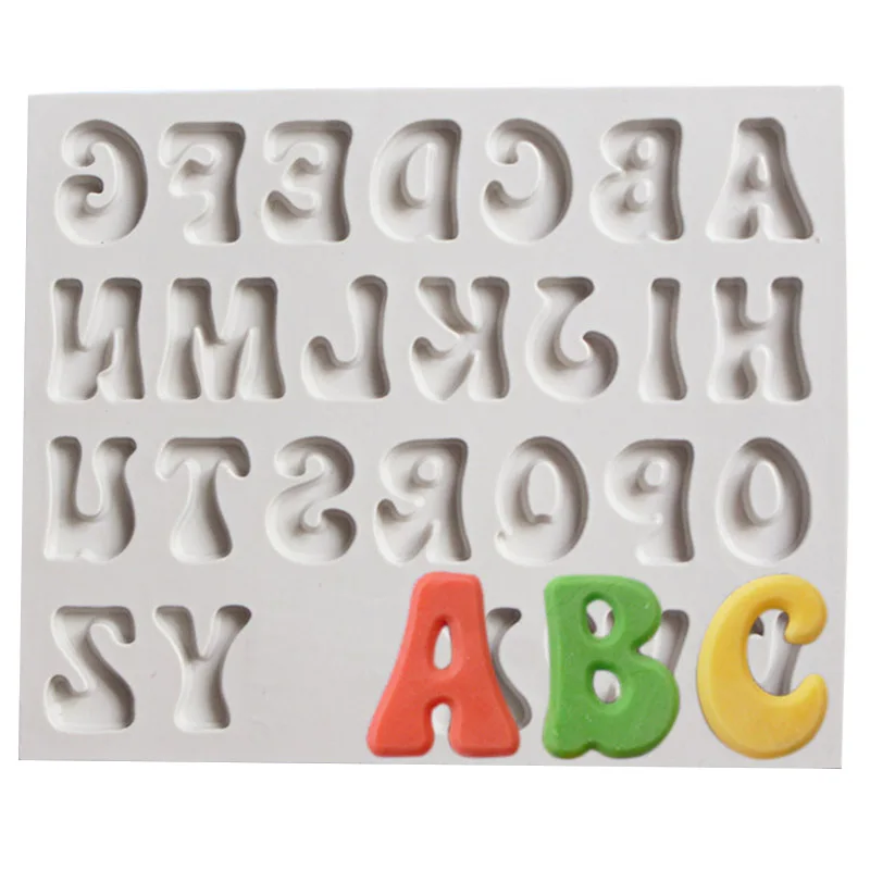 Sugarcraft силиконовая форма с буквенным номером для украшения торта шоколадной