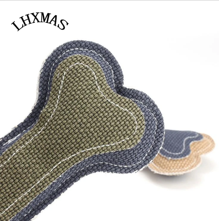 1 шт. милые холщовые игрушки для собак устойчивые к укусам скрипучие Игрушки