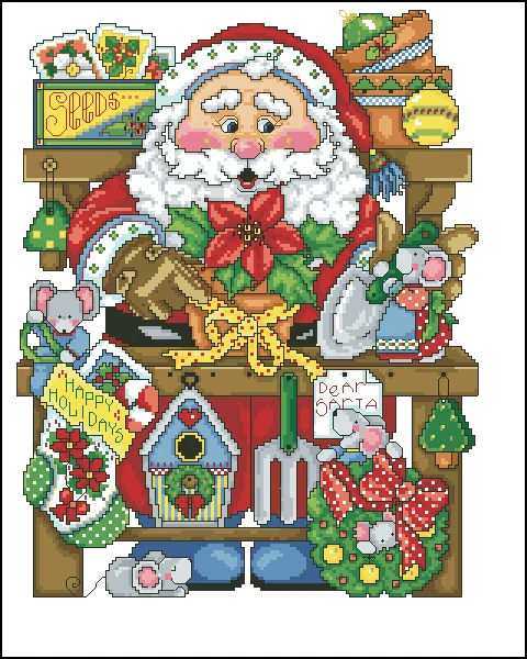 

Рукоделие 14CT 16CT 18CT вышивка крестом, сделай сам граф вышивка крестом, набор вышивки, 1313 Санта Клаус 13