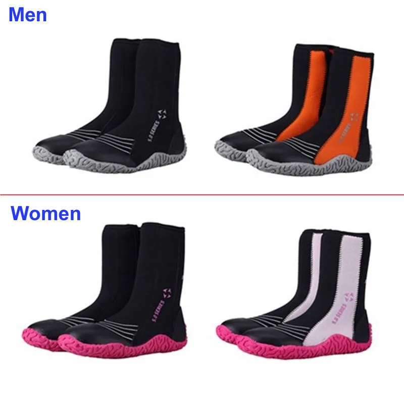 Неопреновые ботинки для мужчин 5 мм|kayaking wetsuit|neoprene kayakneoprene surf boots |