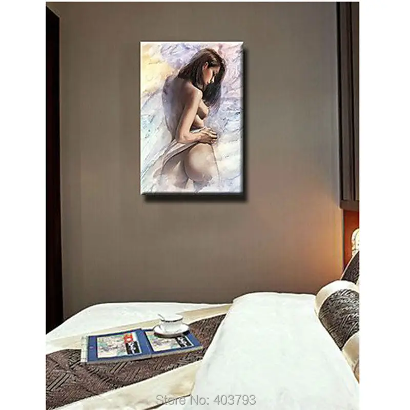 Ручная роспись маслом Обнаженная женщина абстрактные декоративные картины
