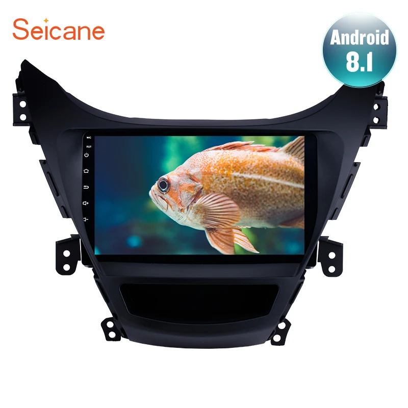 Seicane Android 8 1/9 0 Автомобильный GPS Navi 9 дюймов мультимедийный плеер для 2011 2012 2013 Hyundai