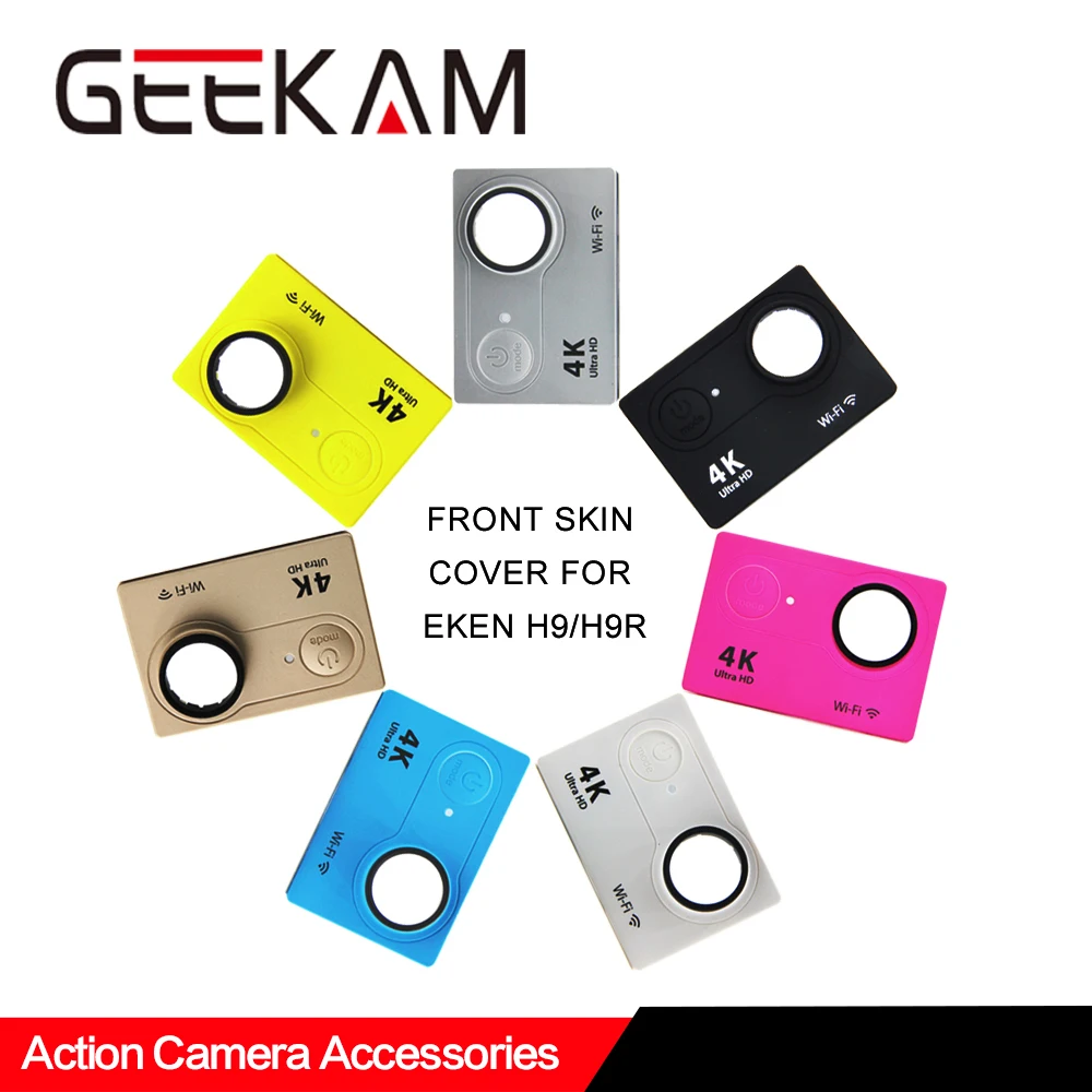 Защитная пленка для экшн-камеры Оригинальная лицевая панель с кольцом объектива