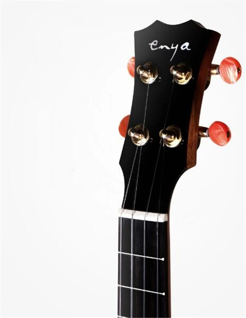 Enya Гавайские гитары укулеле K1 Solid Koa Ukelele 23 дюймов 26 дюймов маленькая гитара концертный тенор с сумкой 4 струны гитары Музыкальные инструменты