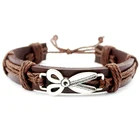 Мужской браслет на Хэллоуин, с короной, Эйфелевой башней, звездами, драконом, динозавром, черепом, черепахой, парикмахерскими ножницами