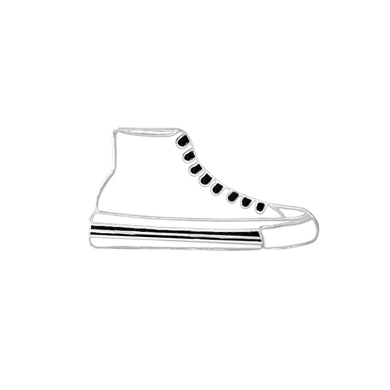 Модная маленькая белая брошь из сплава с эмалью для обуви ювелирные изделия на