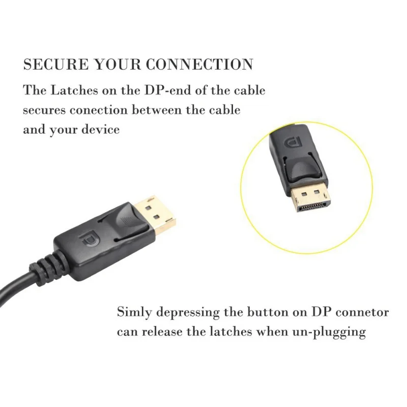 Адаптер Displayport DP Male VGA Female|Кабели VGA| |