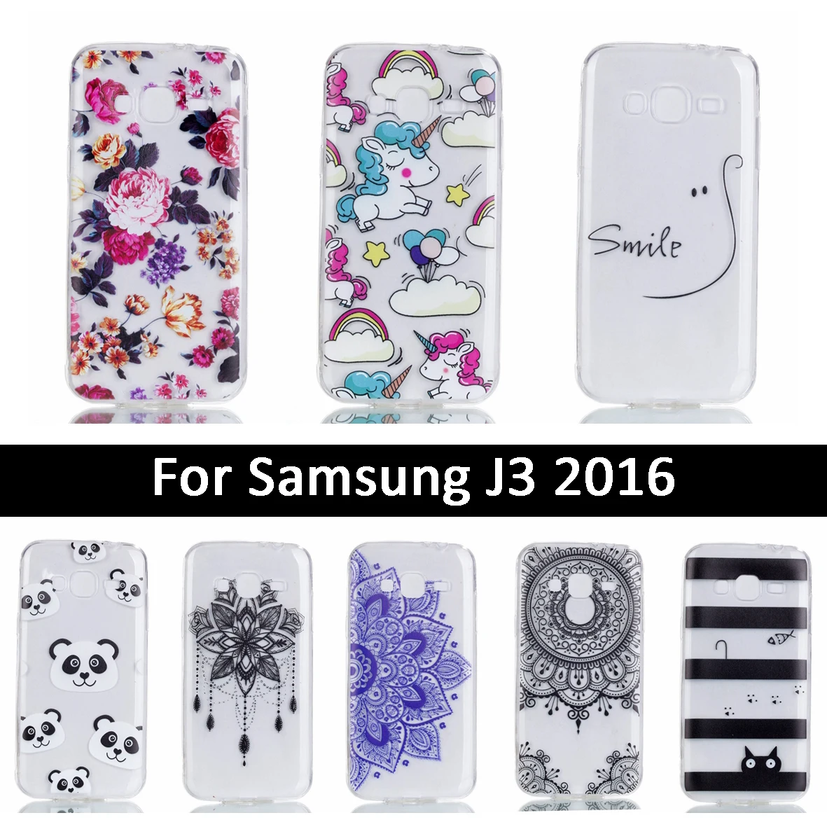 Роскошный чехол для Samsung Galaxy J3 2016 j310 J310F Мягкий ТПУ силиконовый J 3 310 310F Мультяшные