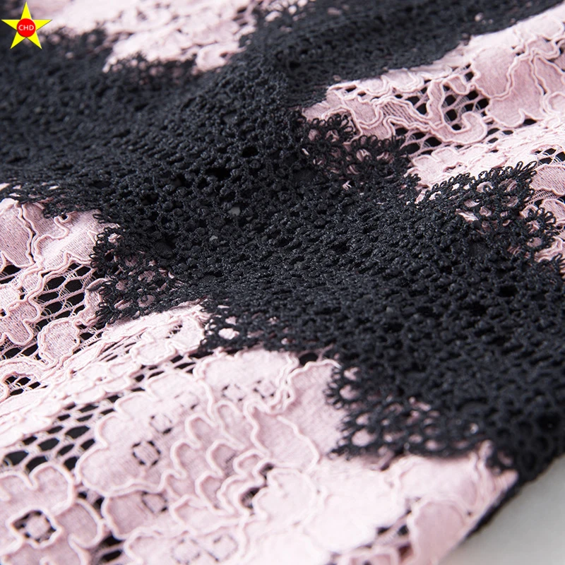 Выдалбливают L-5XL размера плюс повседневные женские кружевные платья 2019 модные