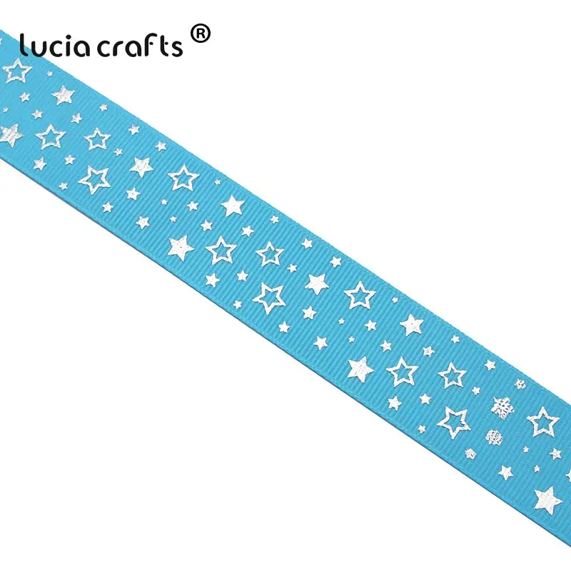 C9 Blue 5y Lucia crafts 5y/6y/10y 25 мм корсажные печатные ленты бант ручной работы для самостоятельного пошива одежды аксессуары для упаковки S0203 - Цвет: C9 Blue 5y