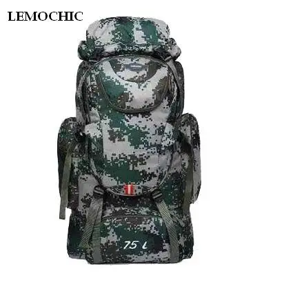 LEMOCHIC 75L большой водонепроницаемый походный рюкзак для кемпинга mochila дорожный