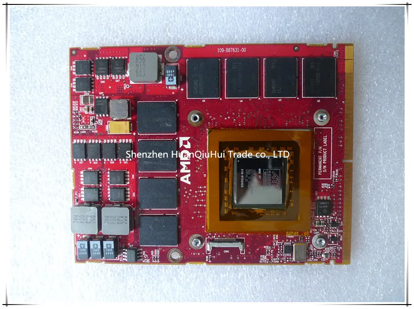 G51FX для Dell FORA lienware M17X R2 видеокарта HD4870M 4870M 1 ГБ VGA-карта 0G51FX 216-0732023 | Компьютеры и